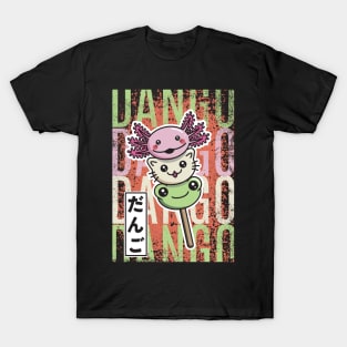 Dango axolotl cat frog T-Shirt